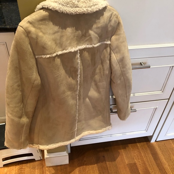 Sandro Shearling Coat - Picture 3 of 5